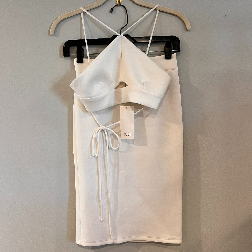 Tobi White Two Piece Set